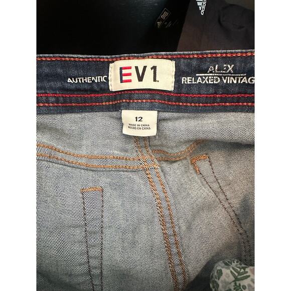 EV1 Alex Relaxed Vintage Style Jean Shorts – Size 12 - Picture 3 of 5
